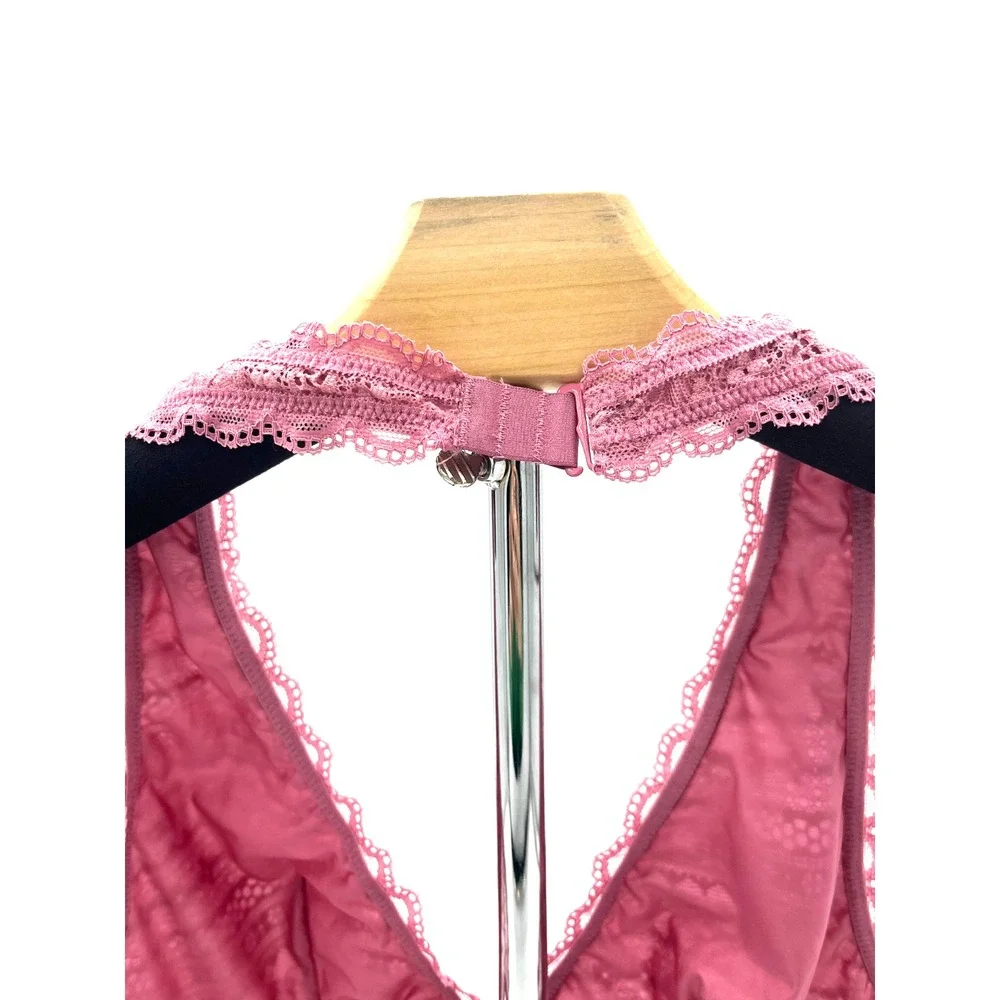 Victoria's Secret ‎ Bra Bralette Lace Style 11093727 Size Small Color Pink